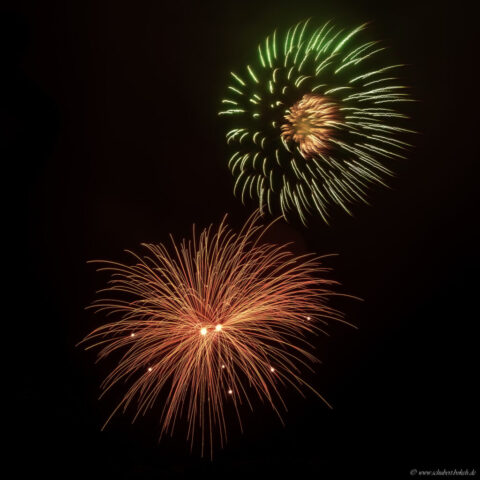 Feuerwerk bunt