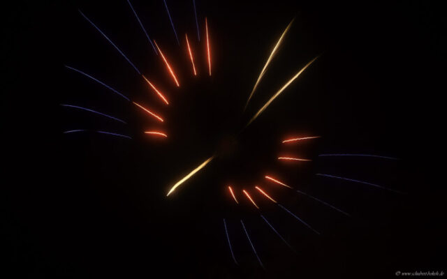 Feuerwerk bunt